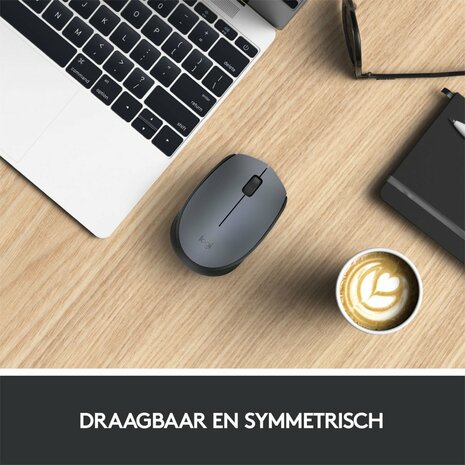 Logitech M170 muis Ambidextrous RF Draadloos Optisch 1000 DPI