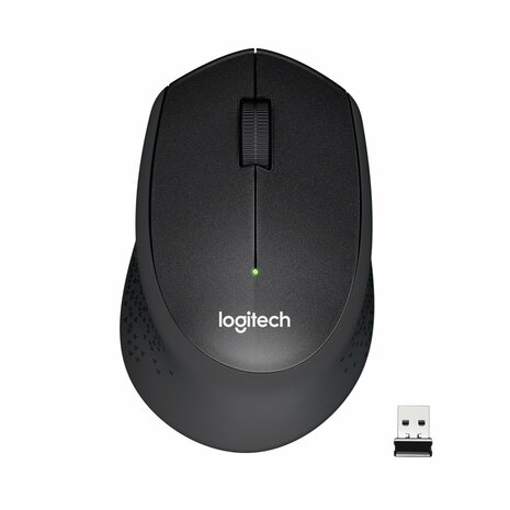Logitech M330 Silent Plus | Draadloze Muis | Rechtshandig | RF | 1000 DPI | Zwart
