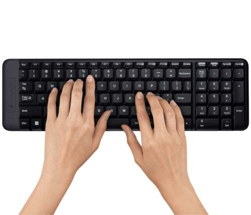 Logitech MK220 | Draadloze Desktop Set | Compact Toetsenbord + Muis | Zwart