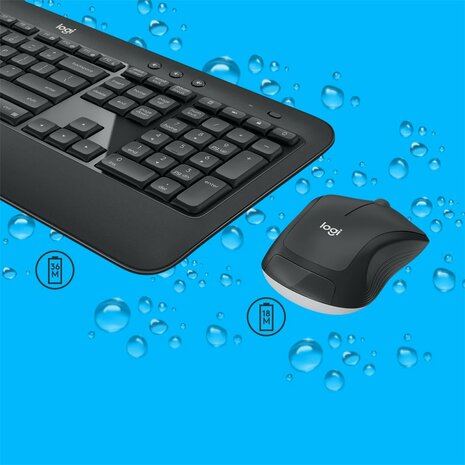 Logitech MK540 | Draadloze Muis en Toetsenbordcombo | QWERTY