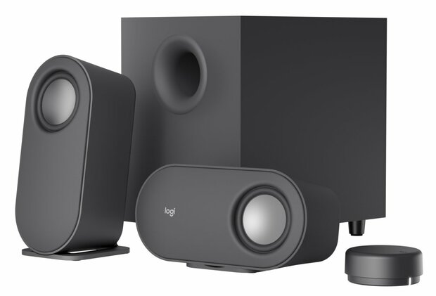 Logitech Z407 | 2.1 Bluetooth Luidsprekerset | Draadloze Afstandsbediening | Subwoofer | 80W RMS