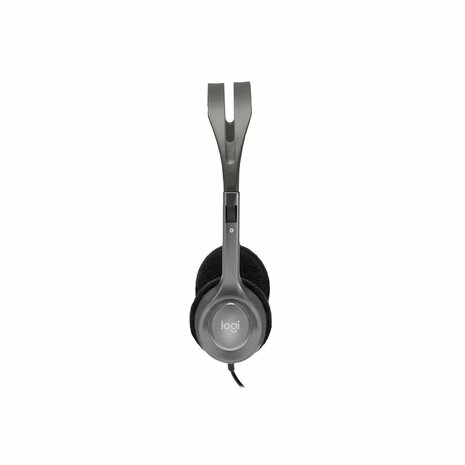 Logitech H110 | On-Ear Bedraade 3,5mm Koptelefoon met Microfoon | Zwart/Zilver