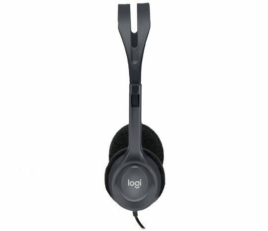 Logitech H111 | On-Ear Bedraade 3,5mm Koptelefoon met Microfoon | Grijs