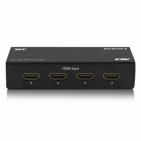 ACT AC7840 5 x 1 HDMI switch, 3D en 4K ondersteuning