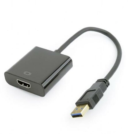 Gembird A-USB3-HDMI-02 USB grafische adapter 1920 x 1080 Pixels Zwart