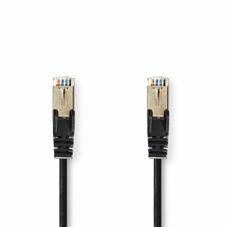 Nedis netwerkkabel | Cat5e | SF/UTP (S-FTP) | 3 m | Zwart | CCGP85121BK30