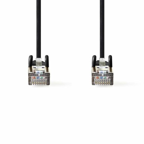 Nedis netwerkkabel | Cat5e | SF/UTP (S-FTP) | 3 m | Zwart | CCGP85121BK30