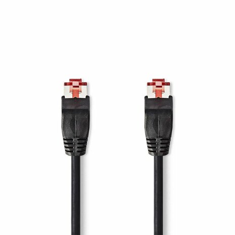 Nedis U/UTP Cat 6 Netwerkkabel | 1 m | Zwart