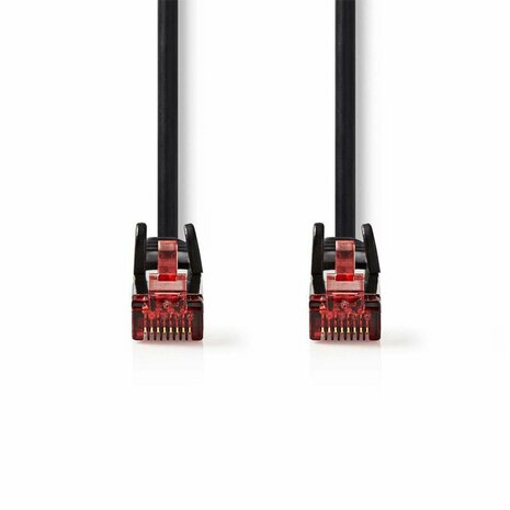 Nedis U/UTP Cat 6 Netwerkkabel | 1 m | Zwart