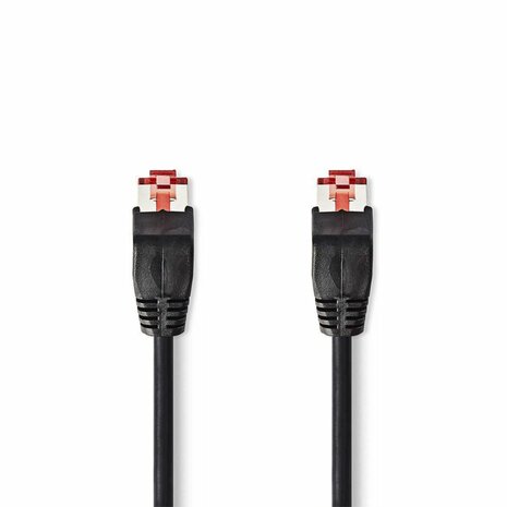 Nedis U/UTP Cat 6 Netwerkkabel | 1 m | Zwart