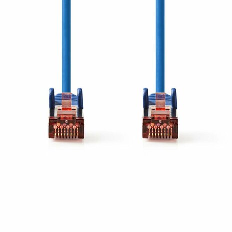 Nedis netwerkkabel | Cat6 | S/FTP (S-STP) | 2 m | Blauw | CCGP85221BU20