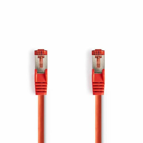 Nedis netwerkkabel | Cat6 | S/FTP (S-STP) | 2 m | Rood | CCGP85221RD20
