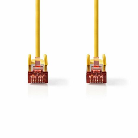 Nedis netwerkkabel | Cat6 | S/FTP (S-STP) | 0,25 m | Geel | CCGP85221YE025