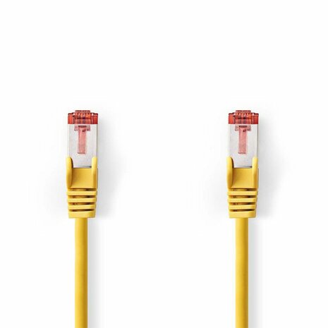 Nedis S/FTP Cat 6 Netwerkkabel | 5 m | Geel