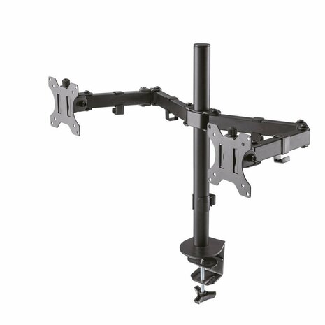 Neomounts Newstar FPMA-D550DBLACK | Verstelbare Monitor-bureaubeugel | Tot 32" | Max 8kg | VESA 100x100 | 2 Monitoren