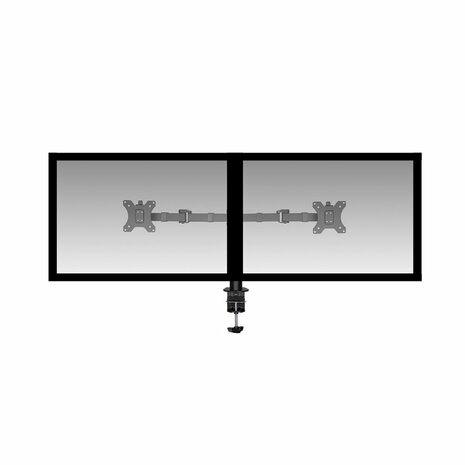 ACT AC8326 | Verstelbare Monitor-bureaubeugel | Tot 32" | Max 12kg | VESA 100x100 | 2 Monitoren