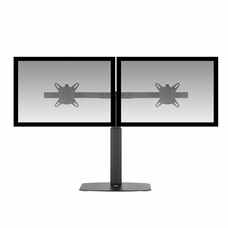 ACT AC8332 | In Hoogte Verstelbare Monitor-bureausteun | Tot 27" | Max 6kg | VESA 100x100 | 2 Monitoren