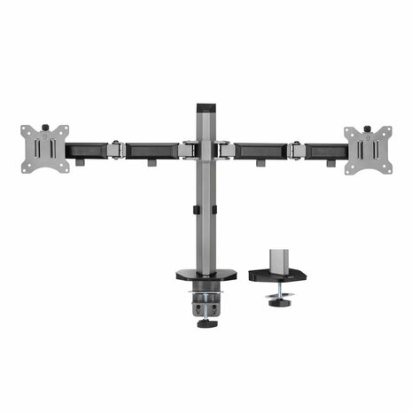 ACT AC8336 | Verstelbare Monitor-bureaubeugel | Tot 32" | Max 9kg | VESA 100x100 | 2 Monitoren