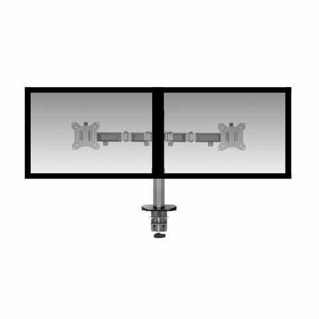 ACT AC8336 | Verstelbare Monitor-bureaubeugel | Tot 32" | Max 9kg | VESA 100x100 | 2 Monitoren