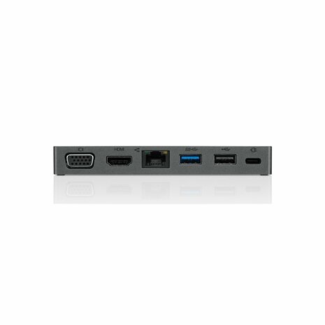 Lenovo 4X90S92381 notebook dock & poortreplicator Bedraad USB 3.2 Gen 1 (3.1 Gen 1) Type-C Grijs