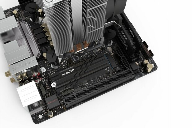 be quiet! MC1 | M.2 SSD Heatsink | Passieve Koeling | Aluminium | Zwart