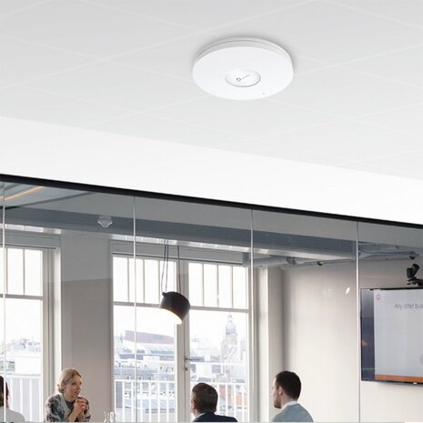 TP-Link EAP610 Access Point | Wifi 6 | Power over Ethernet (PoE) | 1775 Mbit/s | Inclusief Plafond- en Muurmontagebeugel