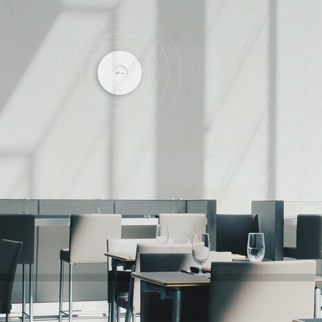 TP-Link EAP610 Access Point | Wifi 6 | Power over Ethernet (PoE) | 1775 Mbit/s | Inclusief Plafond- en Muurmontagebeugel