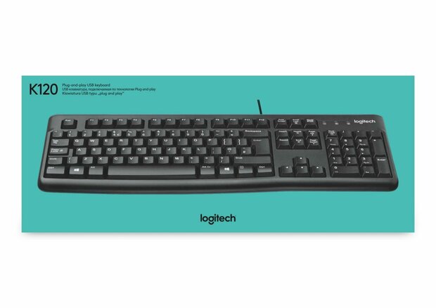Logitech Keyboard K120 Zakelijk Bedraad Toetsenbord Qwerty