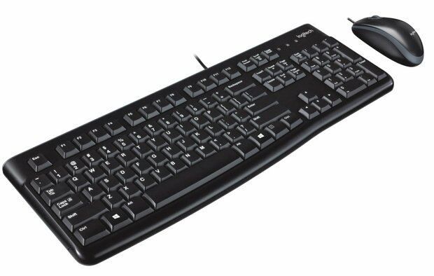 Logitech MK120 Bedrade Muis en Toetsenbordcombo QWERTY