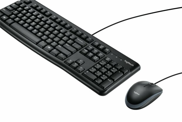 Logitech MK120 Bedrade Muis en Toetsenbordcombo QWERTY