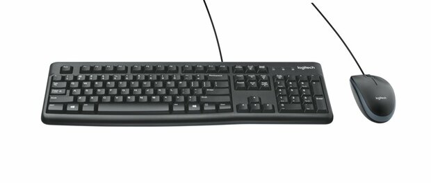 Logitech MK120 Bedrade Muis en Toetsenbordcombo QWERTY