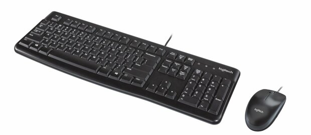 Logitech MK120 Bedrade Muis en Toetsenbordcombo QWERTY
