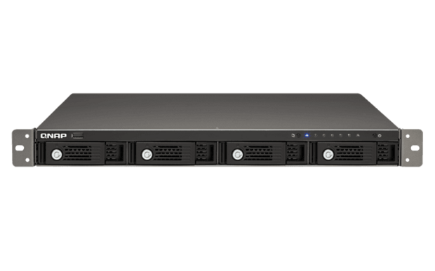 QNAP Turbo NAS TS-421U/Marvell 2.0 GHz/1GB DDR3/4 Bays