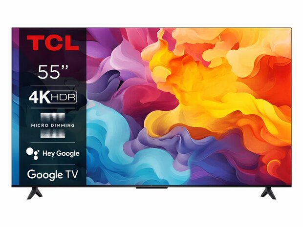 TCL 55P61B 55&quot; | 4K Ultra HD LED Smart TV | Google TV | HDR10 | 60Hz | Wifi &amp; Bluetooth