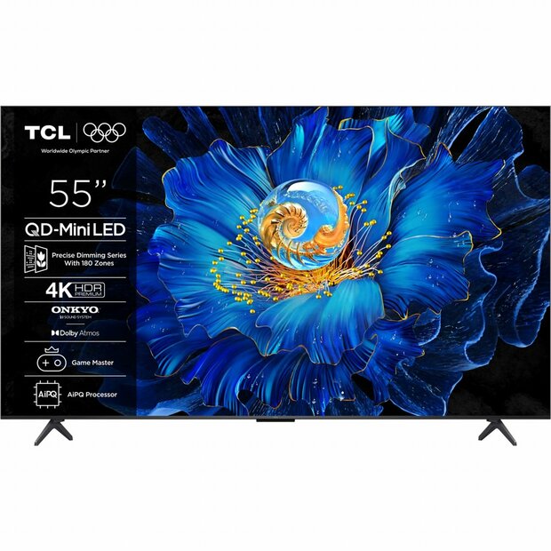 TCL 55C6KS | 55&quot; 4K Ultra HD QD-Mini LED Smart TV | Google TV | Dolby Vision | 120Hz (2025)