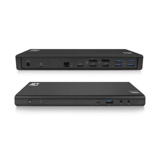 ACT AC7048 | Docking Station &amp; Poortreplicator | USB-C 3.2 Gen 1 | Zwart | Open Box