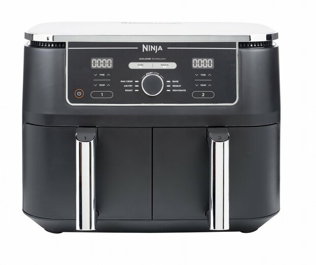 Ninja AF400EU Airfryer XL | Dubbele Mand | 9,5 Liter | Zwart