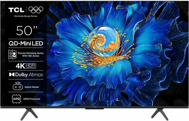 TCL 50C6KS | 50&quot; 4K Ultra HD Mini LED Smart TV | Google TV | Dolby Vision | 60Hz (2025)