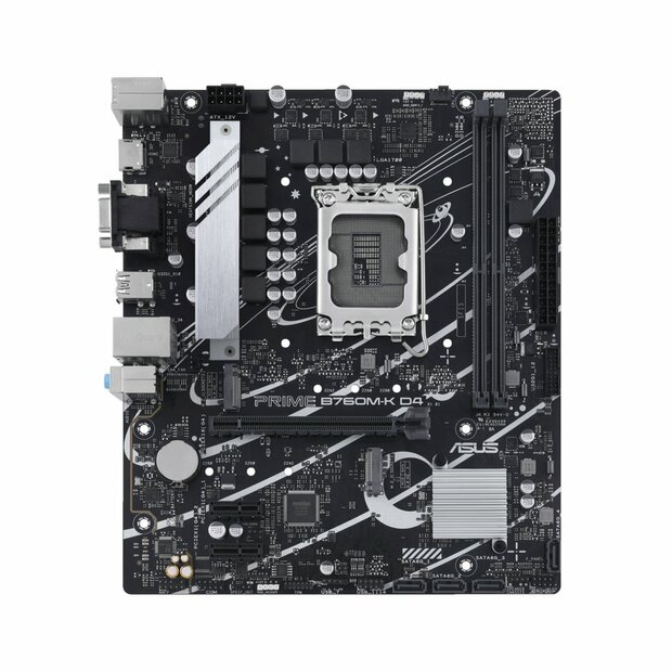 ASUS PRIME B760M-K D4 | Socket LGA 1700 | Intel B760 | 2xDDR4 | Micro-ATX | Moederbord