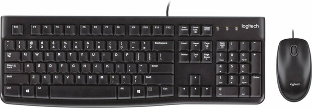 AZERTY | Logitech MK120 | Bedrade Muis en Toetsenbordcombo | AZERTY Frans
