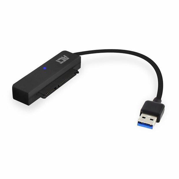 ACT kabel-tussenstuk | SATA naar USB-A | Zwart | AC1510