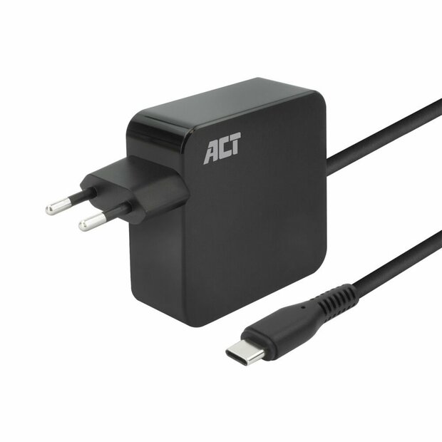 ACT AC2010 | Universele USB-C Notebook Lader | 65 Watt PDP | 2 Meter