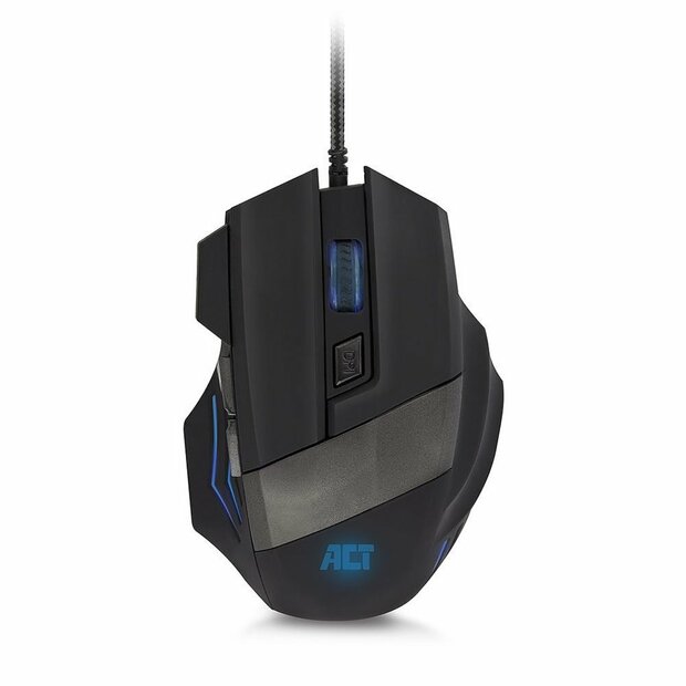ACT AC5000 | Bedrade Gaming Muis | Rechtshandig | USB-A | 3200 DPI | Zwart