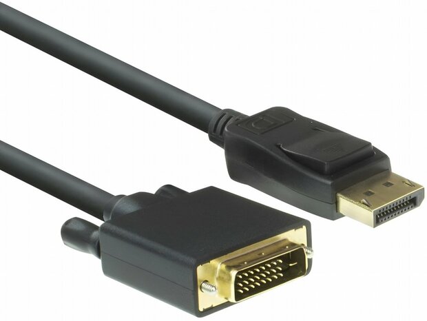 ACT AC7505 | DisplayPort naar DVI Kabel | 1,8 m | M/M