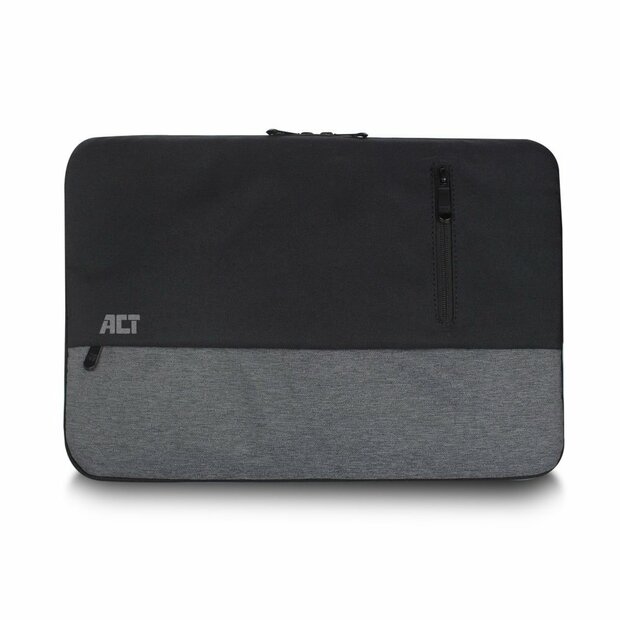 ACT AC8545 15.6&quot; Laptop Sleeve | Zwart/Grijs