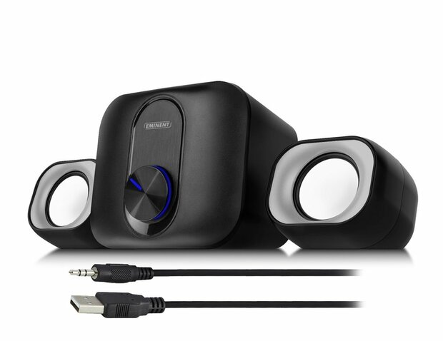 Eminent EM3515 | 2.1 Luidsprekerset | Heldere Geluidskwaliteit | 40W RMS