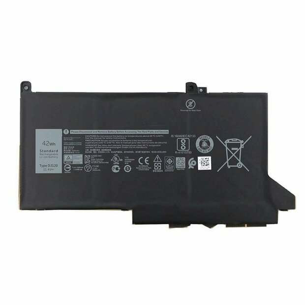 Notebook Batterij voor Dell Latitude 7280, 7290, 7480, 7490, 7380, 7390 | 11.4V | 42Wh | 3600mAh | LBDL149C-DV-H2