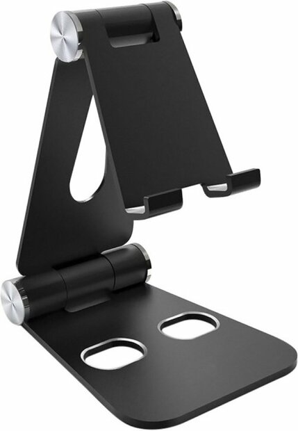 Mobiparts Phone Stand | Verstelbare Telefoonhouder van Metaal | Maat M
