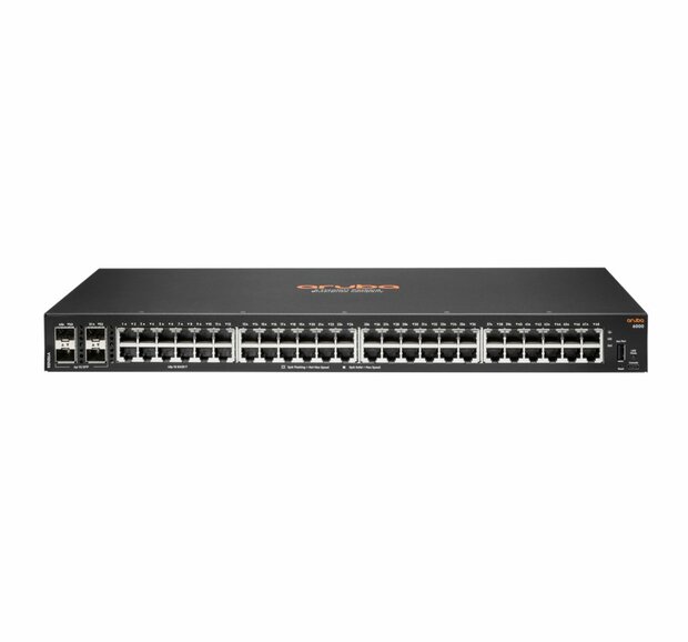 Aruba 6000 48G 4SFP | Managed L3 Switch | 48x Gigabit Ethernet | 4x SFP | 1U Rackmount