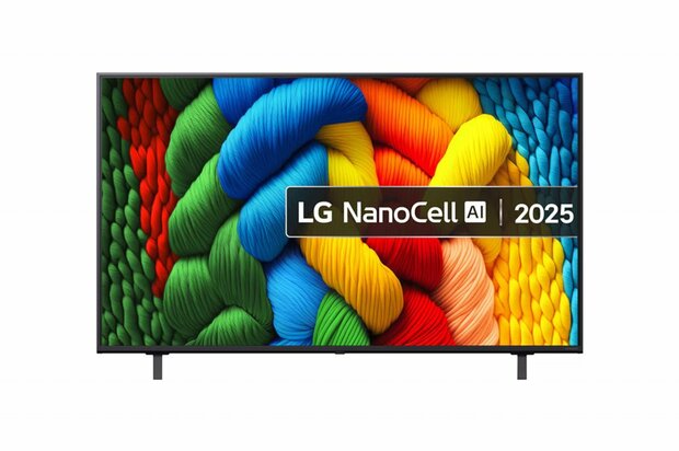 LG NANO80 AI | 55&Prime; 4K Ultra HD NanoCell Smart TV | webOS | HDR10 | 60Hz